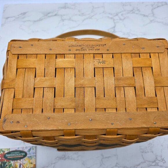 Longaberger 1995 Tradition Collection Large Family Basket Fabric Liner Protector - Picture 8 of 8